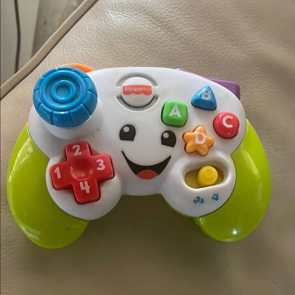 Fisher-Price Green and Blue Learning Toy Controller Child